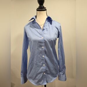 Calvin Klein Non-Iron Cotton Button-Up Shirt | Size S